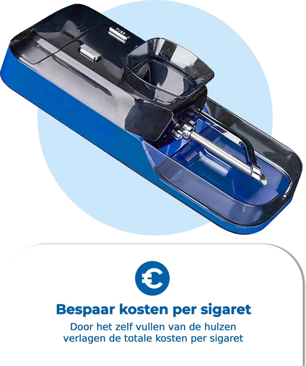 BrinQ Goods Elektrische Sigarettenmaker Premium - Nieuw Model - Sigaretten Maker Elektrisch - Automatische Sigarettenmaker - Elektrische Sigarettenmachine 4 BrinQ Goods Elektrische Sigarettenmaker Premium - Nieuw Model - Sigaretten Maker Elektrisch - Automatische Sigarettenmaker - Elektrische Sigarettenmachine - Afbeelding 4