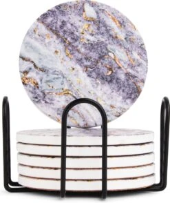 Castagnola Keramische Onderzetters Met Houder – Onderzetters Voor Glazen – Onderzetters Design – Onderzettersset – Drink Onderzetters – Keramisch – Kurk – Set Van 6 – Grijs/Goud 11 Castagnola Keramische Onderzetters Met Houder – Onderzetters Voor Glazen – Onderzetters Design – Onderzettersset – Drink Onderzetters – Keramisch – Kurk – Set Van 6 – Grijs/Goud -Merkloos Verkoopwinkel 1008x1200 6