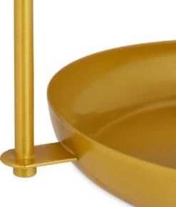 Relaxdays Fruitschaal Etagère 2 Laags - Dubbele Fruitmand Goud - Rond - Keuken - Metaal -Merkloos Verkoopwinkel 1018x1200 3