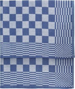 Merkloos Theedoekenset Blok Blauw - 65x65 – 6 Stuks - Geblokt - Blokdoeken - 100% Katoen - Horeca Theedoeken – Vaatdoek – Theedoek Geruit -Merkloos Verkoopwinkel 1022x1200
