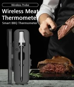BBQ PRO - Vleesthermometer Draadloos - 2-in-1 Oventhermometer - BBQ Thermometer - App & Bluetooth - Thermometer Koken - Meater - RVS & Fast Charger - 30 Meter - Valentijn - Vaderdag - Moederdag - Grillmeister -Merkloos Verkoopwinkel 1027x1200 3