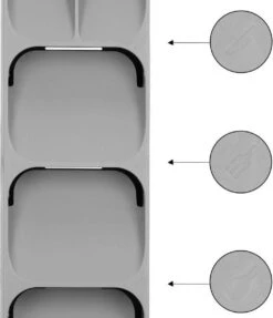 Springos Multifunctionele Bestekbak | Besteklade | Bestek Organizer | Kunststof | 39 X 11 X 5.5 CM 12 Springos Multifunctionele Bestekbak | Besteklade | Bestek Organizer | Kunststof | 39 X 11 X 5.5 CM -Merkloos Verkoopwinkel 1032x1200