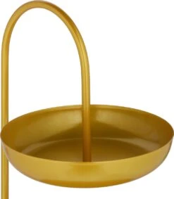 Relaxdays Fruitschaal Etagère 2 Laags - Dubbele Fruitmand Goud - Rond - Keuken - Metaal -Merkloos Verkoopwinkel 1046x1200 4