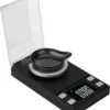 Trendfield Precisie Weegschaal - 0,001 Gr Nauwkeurig - Digitale Keukenweegschaal - Inclusief Batterijen - Zwart