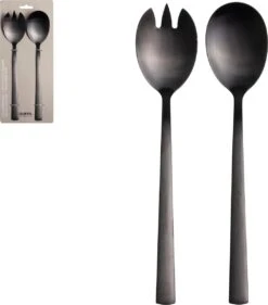 CasaLupo Saladebestek Zwart - 2 Stuks 7 CasaLupo Saladebestek Zwart - 2 Stuks -Merkloos Verkoopwinkel 1056x1200