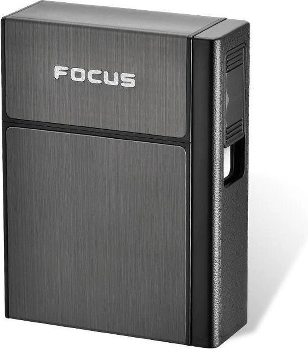 Sigarettenhouder |sigaretten Box | Sigaretten Doosje Met Aansteker | Sigaretten Opbergdoosje | Sigaretten Doosje 20 Stuks |sigaretten Koker | Sigaretten Doosje Metaal | Sigaretten Doosje Zwart| Sigaretten Etui | FOCUS + USB Kabul 5 Sigarettenhouder |sigaretten Box | Sigaretten Doosje Met Aansteker | Sigaretten Opbergdoosje | Sigaretten Doosje 20 Stuks |sigaretten Koker | Sigaretten Doosje Metaal | Sigaretten Doosje Zwart| Sigaretten Etui | FOCUS + USB Kabul - Afbeelding 5