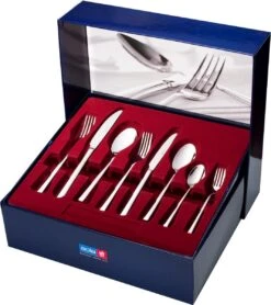 Sola Bestekset Luxor - Modern - 8 Persoons - 70 Delig - Zilverwit Edelstaal 18/10 - RVS - Zilver -Merkloos Verkoopwinkel 1068x1200 1