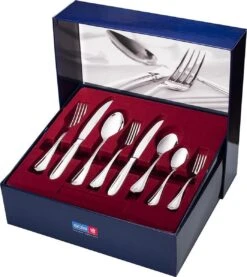 Sola Bestekset Symphony - Klassiek - 6 Persoons - 50 Delig - Zilverwit Edelstaal 18/10 - RVS - Zilver -Merkloos Verkoopwinkel 1070x1200 1