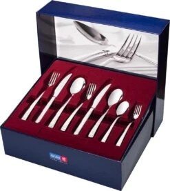 Sola Bestekset Bali - Modern - 9 Persoons - 90 Delig - Zilverwit Edelstaal 18/10 - RVS - Zilver -Merkloos Verkoopwinkel 1070x1200 2