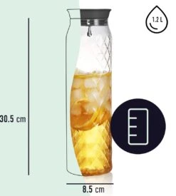 Waterkaraf 1.2L - Schenkkan Uit Glas - Waterkan Met Filter En Deksel 9 Waterkaraf 1.2L - Schenkkan Uit Glas - Waterkan Met Filter En Deksel -Merkloos Verkoopwinkel 1077x1200 2