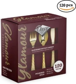 Glamour - 120st Luxe Goud Bestekset