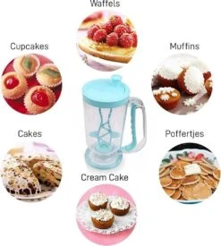 MikaMax Beslagdispenser – Maatbeker - Batter Dispenser - Blauw - 900ML -Merkloos Verkoopwinkel 1078x1200 2