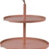 DesignBite Cake Stand - Etagere 2 Lagen Metaal Clay