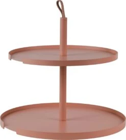 DesignBite Cake Stand - Etagere 2 Lagen Metaal Clay