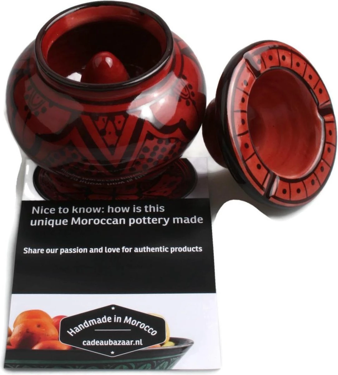 Mini Asbak / Asbak Voor Buiten / Asbak Met Deksel H 7 Cm Ø 10 Cm 2 Mini Asbak / Asbak Voor Buiten / Asbak Met Deksel H 7 Cm Ø 10 Cm - Afbeelding 2