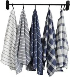 Theedoekenset Roma - Glazendoeken - 70x50 - Set Van 2 - 100% Katoen - Glazendoeken - Gestreept -Merkloos Verkoopwinkel 1092x1200 1