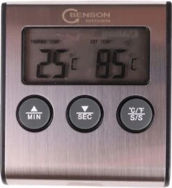 Benson Digitale Keukenthermometer - Vleesthermometer - Incl. Timer, Warmte Alarm En Batterij 17 Benson Digitale Keukenthermometer - Vleesthermometer - Incl. Timer, Warmte Alarm En Batterij -Merkloos Verkoopwinkel 1093x1200 2