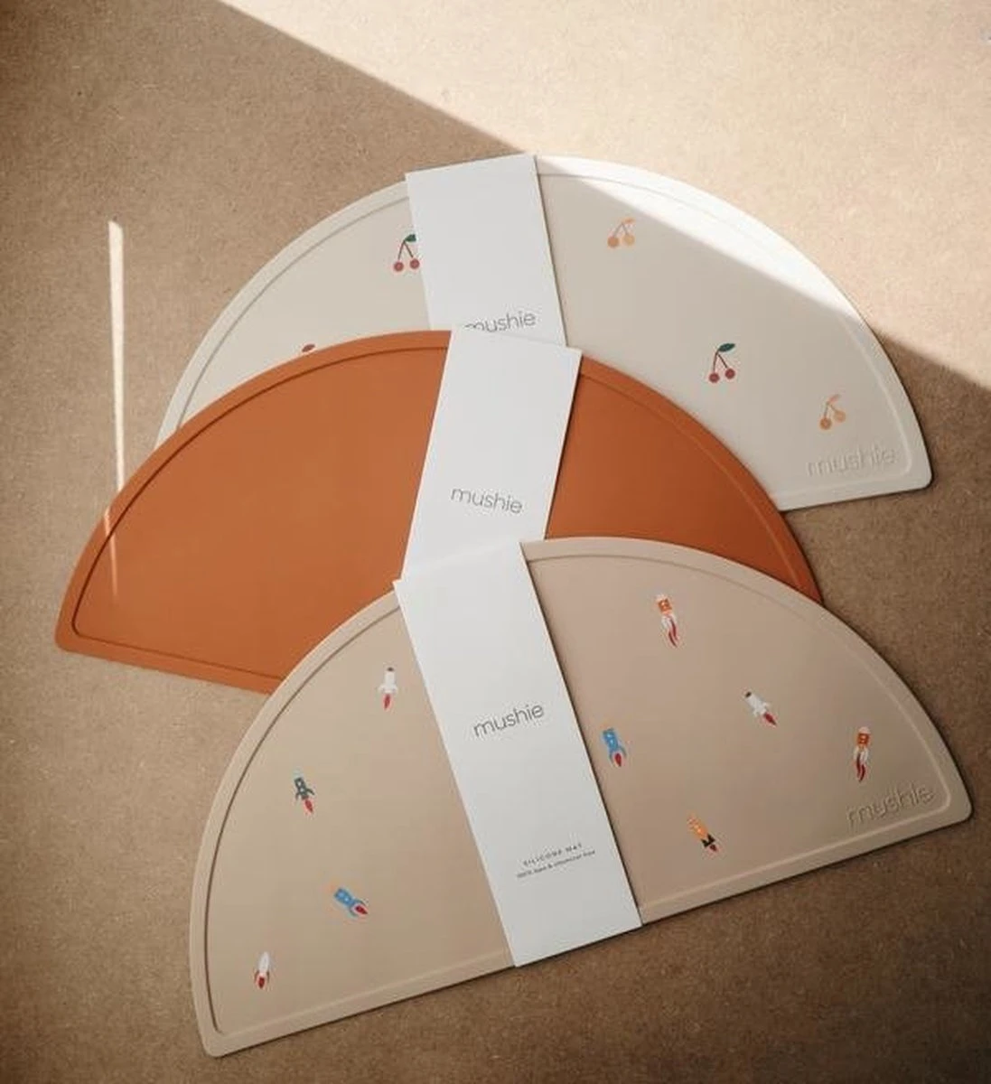 Mushie - Siliconen Placemats - Placemats - Shifting Sand 9 Mushie - Siliconen Placemats - Placemats - Shifting Sand - Afbeelding 9