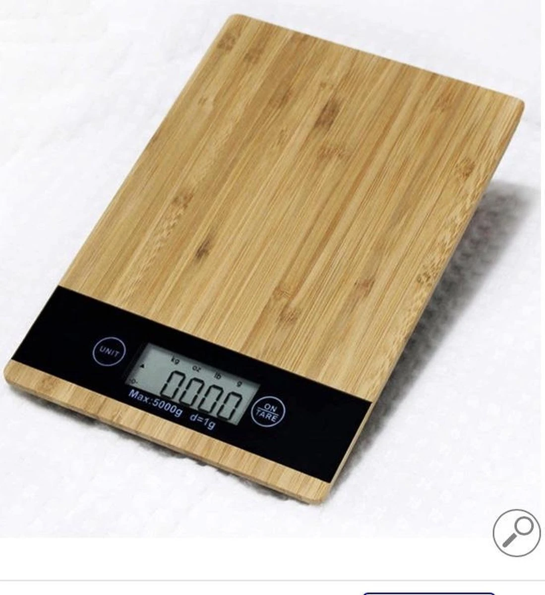 Merkloos Keukenweegschaal - Digitale Precisie - Bamboe Hout - Tare Functie - Keukenweegschaal - Digitaal- Duurzaam Bamboe - Tot 5KG - Keukenweegschaal Bamboe - Digitale Precisie Weegschaal - TipTouch Toetsen - Tot 5000 Gram - Bruin 2 Merkloos Keukenweegschaal - Digitale Precisie - Bamboe Hout - Tare Functie - Keukenweegschaal - Digitaal- Duurzaam Bamboe - Tot 5KG - Keukenweegschaal Bamboe - Digitale Precisie Weegschaal - TipTouch Toetsen - Tot 5000 Gram - Bruin - Afbeelding 2