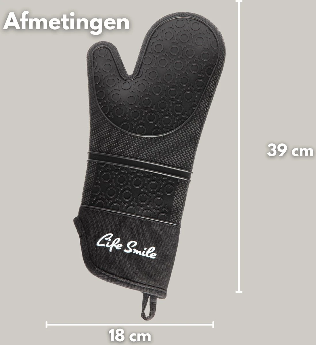 Ovenwanten - 2 Stuks - Bescherming Tot 230 °C - Zwart - Siliconen - Flexibel 5 Ovenwanten - 2 Stuks - Bescherming Tot 230 °C - Zwart - Siliconen - Flexibel - Afbeelding 5