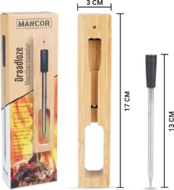Mancor Vleesthermometer Met Bluetooth En App - BBQ Accessoires Thermometer - Keukenthermometer Digitaal -Merkloos Verkoopwinkel 1101x1200 1