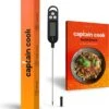 Captain Cook Keukenthermometer - Inclusief E-Kookboek - Vleesthermometer - BBQ Thermometer- Suikerthermometer - Kernthermometer