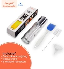 BooGoo® - RVS Olijfolie Sprayer Extreme Deluxe - Olijfolie Fles Verstuiver Voor Keuken - Oliespray - Oliefles - BBQ Accesoires - Olie Pomp Bakspray - Cooking Spray 17 BooGoo® - RVS Olijfolie Sprayer Extreme Deluxe - Olijfolie Fles Verstuiver Voor Keuken - Oliespray - Oliefles - BBQ Accesoires - Olie Pomp Bakspray - Cooking Spray -Merkloos Verkoopwinkel 1104x1200 3
