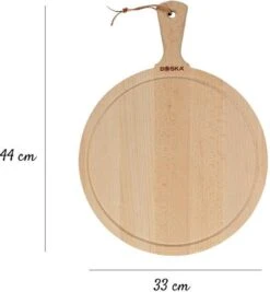 Boska Serveerplank Rond Amigo L - Borrelplank Met Handgreep - Rustiek Beukenhout - Bruin - Ø 33 Cm -Merkloos Verkoopwinkel 1110x1200 1