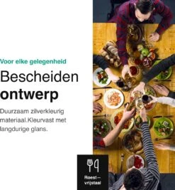 Vivid Green Bestekset (36-delig) - Bestek Set 6 Persoons - Lepels, Messen, Vorken En Steakmessen - Vaatwasserbestendig - RVS -Merkloos Verkoopwinkel 1111x1200