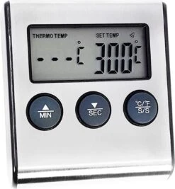 Imtex- Digitale Vlees Thermometer Met Timer - RVS - Keukenthermometer 13 Imtex- Digitale Vlees Thermometer Met Timer - RVS - Keukenthermometer -Merkloos Verkoopwinkel 1111x1200 3