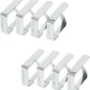 Merkloos Tafelkleed Klemmen - 8 Stuks - RVS