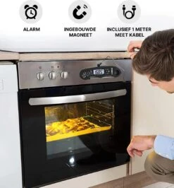 Vleesthermometer - BBQ Thermometer - Oventhermometer - Big Green Egg - Inclusief Sonde En Batterijen 11 Vleesthermometer - BBQ Thermometer - Oventhermometer - Big Green Egg - Inclusief Sonde En Batterijen -Merkloos Verkoopwinkel 1116x1200 3