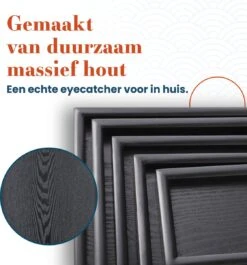 MIRO Houten Dienblad Vierkant - Decoratieve Dienbladen - Serveerblad - Sierblad - 30 X 30 CM - Zwart 11 MIRO Houten Dienblad Vierkant - Decoratieve Dienbladen - Serveerblad - Sierblad - 30 X 30 CM - Zwart -Merkloos Verkoopwinkel 1120x1200 6