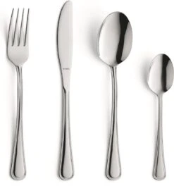 Amefa Bologna Bestekset - 24 Delig - 6 Persoons - Zilver -