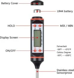 IGOODS Digitale Vleesthermometer - Voedselthermometer 7 IGOODS Digitale Vleesthermometer - Voedselthermometer -Merkloos Verkoopwinkel 1135x1200 6