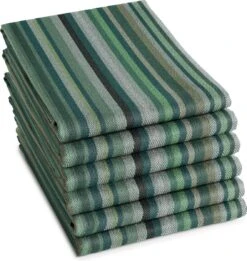 DDDDD Theedoek Over The Rainbow - 60x65 Cm - Green - 6 Stuks