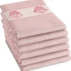 DDDDD Theedoek Bakery - 60x65 Cm - Pink - 6 Stuks