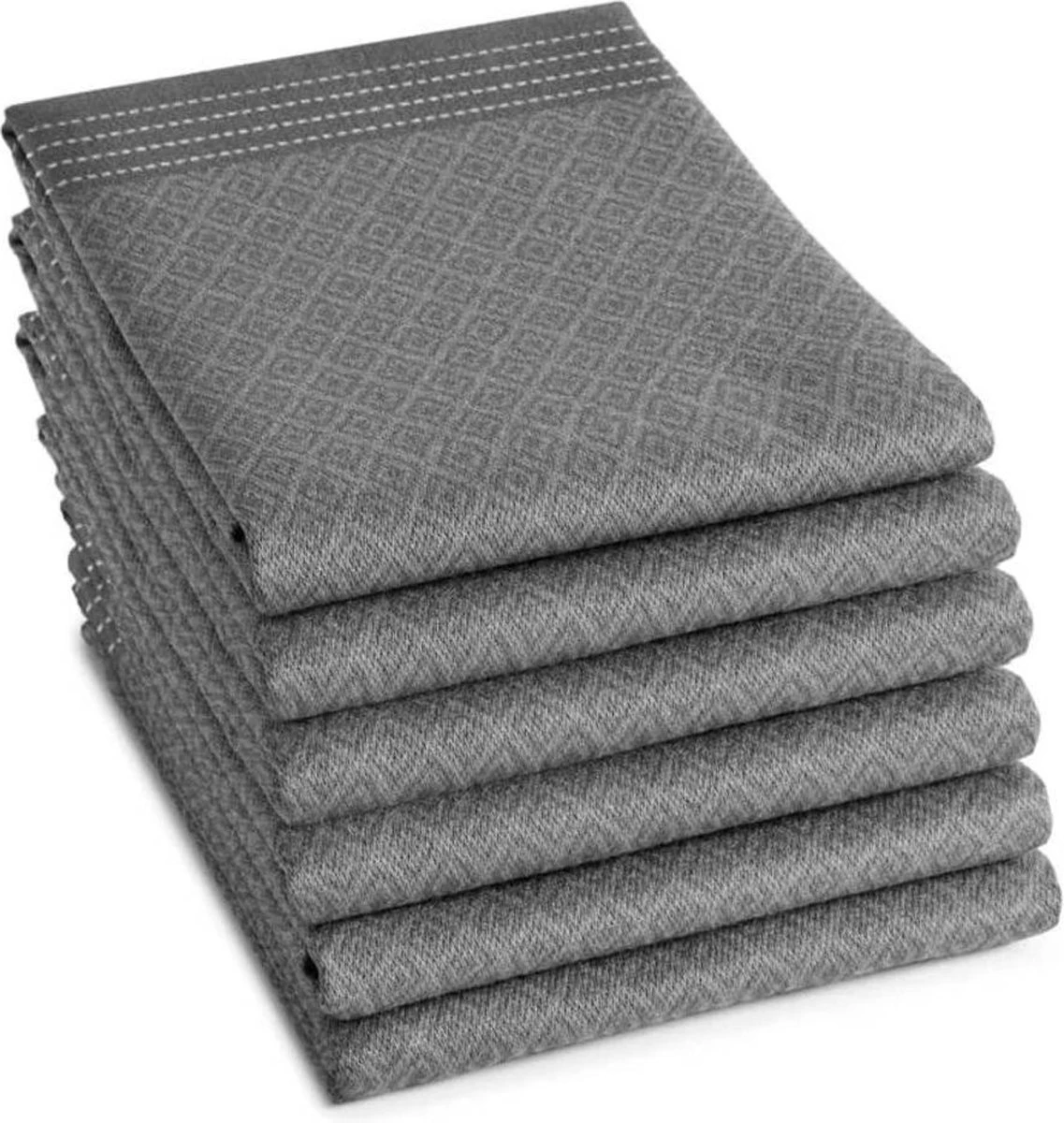 DDDDD Theedoek Akira 60 X 65 Grey Per 6 Stuks 1 DDDDD Theedoek Akira 60 X 65 Grey Per 6 Stuks
