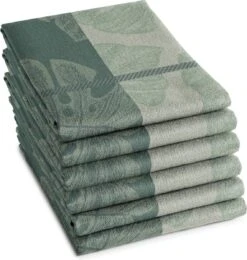 DDDDD Monstera - Theedoek - 60x65 Cm - Set Van 6 - Laurel