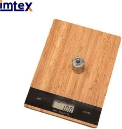 IMTEX Keukenweegschaal Bamboe - Digitale Precisie Weegschaal Tot 5000 Gram - Bruin 7 IMTEX Keukenweegschaal Bamboe - Digitale Precisie Weegschaal Tot 5000 Gram - Bruin -Merkloos Verkoopwinkel 1138x1200 8