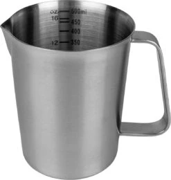 Krumble Maatbeker Met Schenktuit - Maatbekers - Meetbeker Voor Koken En Bakken - Maatkan - Kookgerei - Mengbeker - Blender Beker - RVS - 500 Ml - 9 X 9,5 X 11 Cm (lxbxh) - Zilver -Merkloos Verkoopwinkel 1138x1200 9