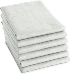 DDDDD Barbeque - Theedoek - White - 6 Stuks