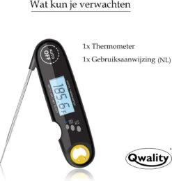 Nauwkeurige Keukenthermometer Met Ophangmagneet – Waterdicht - Digitale BBQ Thermometer - Vleesthermometer Keuken - Kernthermometer - Temperatuur Range -50 °C Tot 300°C - Qwality4u -Merkloos Verkoopwinkel 1143x1200 2