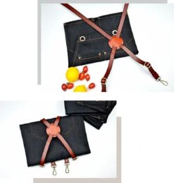 Schort - Denim - Zwart - Stoer - Dames - Heren - Spijkerstof - Sloof - Keuken Schort - Jeans - Kappers Schort - Koken - Bediening - Horeca - Bedrijfskleding - Hobby - Denim Schort - Hip - CADEAU TIP -Merkloos Verkoopwinkel 1145x1200 1