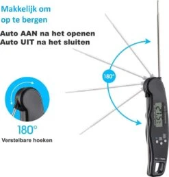 Premium Digitale Keuken Thermometer Met Flashlight- Vleesthermometer - Kookthermometer - Bbq Thermometer - Suikerthermometer Met Hold Functie -Merkloos Verkoopwinkel 1148x1200 2