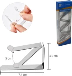 Promida 10 Tafelkleedklemmen – Stevige Tafelklemmen Voor Tafellaken - Tafelkleed Gewichtjes – RVS 15 Promida 10 Tafelkleedklemmen – Stevige Tafelklemmen Voor Tafellaken - Tafelkleed Gewichtjes – RVS -Merkloos Verkoopwinkel 1149x1200 13