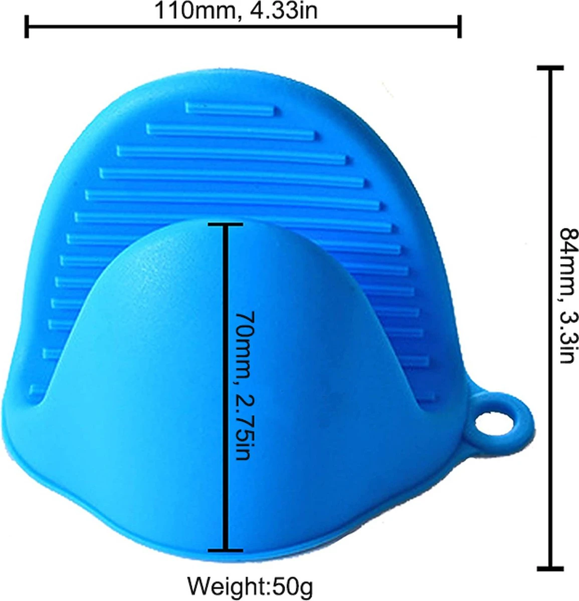 2x Pannenlap - Siliconen - Hittebestendig Tot 160º - Merkloos - Groen 2 2x Pannenlap - Siliconen - Hittebestendig Tot 160º - Merkloos - Groen - Afbeelding 2