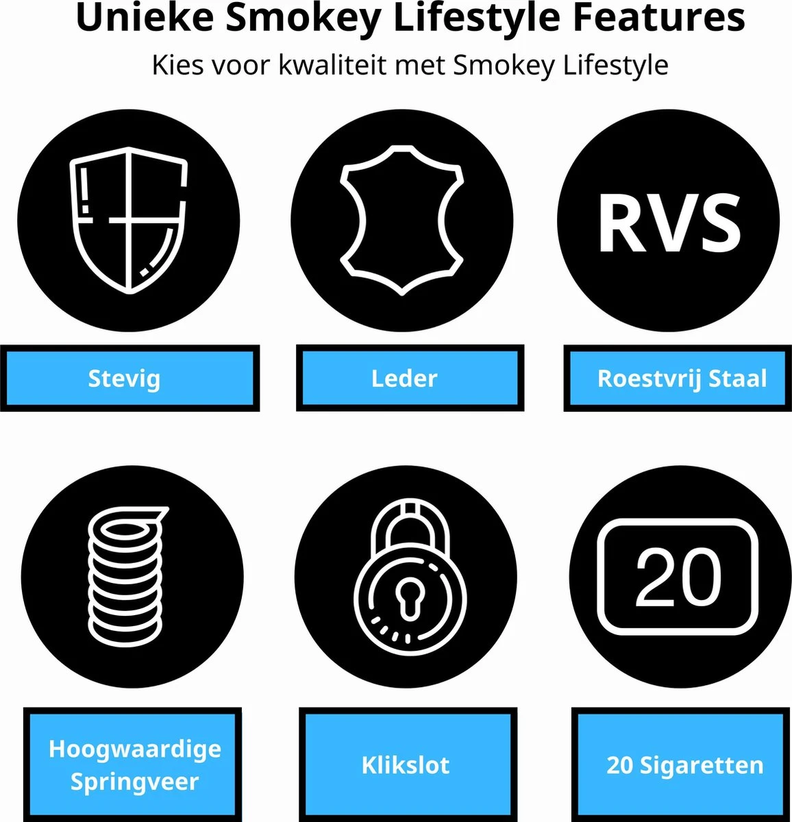 Sigarettendoosje – Premium - Zwart - 20 Sigaretten - Sigarettenhouder – Sigaretten Box – Sigaretten Opbergdoosje 3 Sigarettendoosje – Premium - Zwart - 20 Sigaretten - Sigarettenhouder – Sigaretten Box – Sigaretten Opbergdoosje - Afbeelding 3