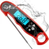 Merkloos Brauch TP900 Digitale Thermometer Voor Keuken, Koken, Voedsel Melk, Vlees, BBQ, Water, Thee Voor Binnen En Buiten, Waterdicht, RVS, Ultrasnel Rood