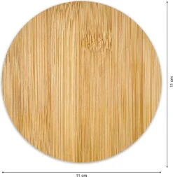 Merkloos 8 X PREMIUM Bamboe Onderzetters - Onderzetters Voor Glazen - Duurzaam -Merkloos Verkoopwinkel 1170x1200 6